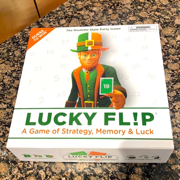 2020 Lucky Flip Roulette Party Board Game of Strategy Memory Luck Irish NEW!! - Picture 1 of 1